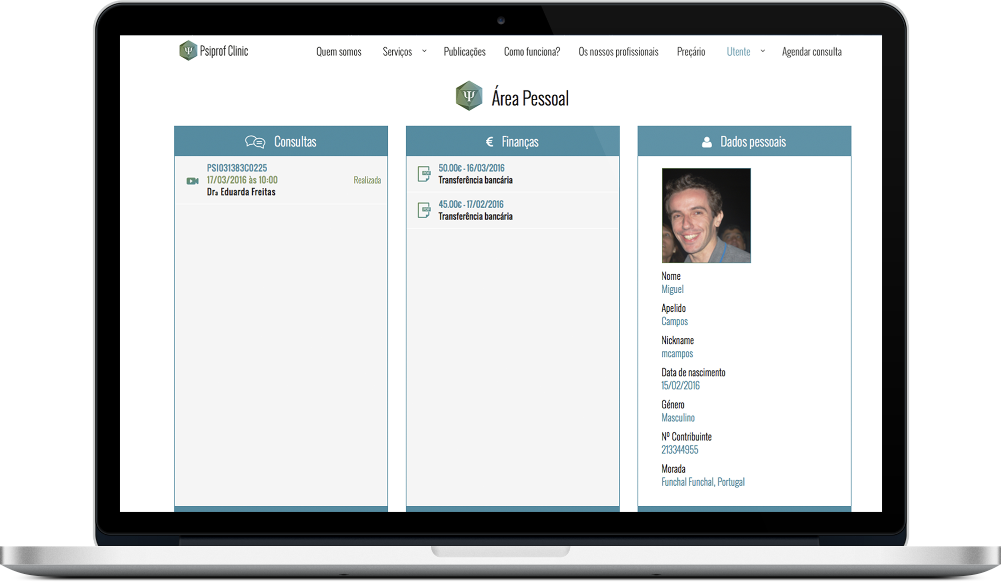 Psiprof Clinic — Mental Health Platform - 2
